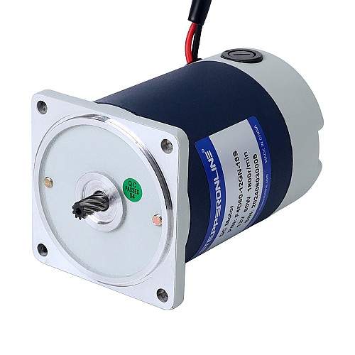 브러시형 12V 60W 5.15Nm(729.30oz.in) 90RPM 20:1 스퍼 기어박스 DC 기어 모터 포함 - F4D60-12GN-18S/4GN20K | StepperOnline