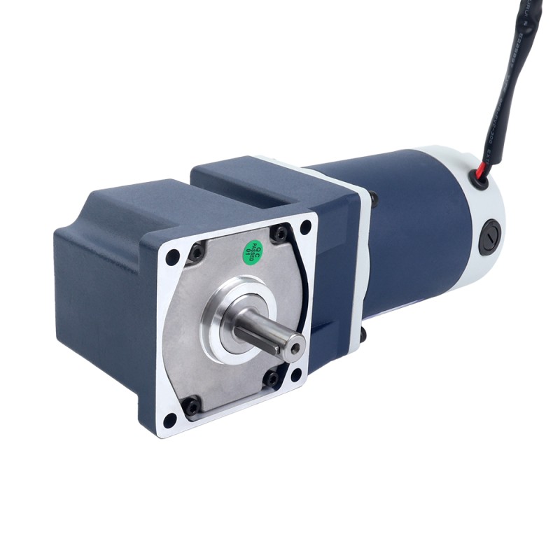 브러시형 12V 60W 8.00Nm(1132.90oz.in) 36RPM, 50:1 직각 기어박스 DC 기어 모터 포함 - F4D60-12GN-18S/4GN50RT | StepperOnline