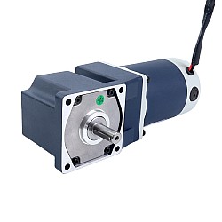 브러시형 24V 60W 2.25Nm(318.63oz.in) 180RPM, 10:1 직각 기어박스 DC 기어 모터 포함