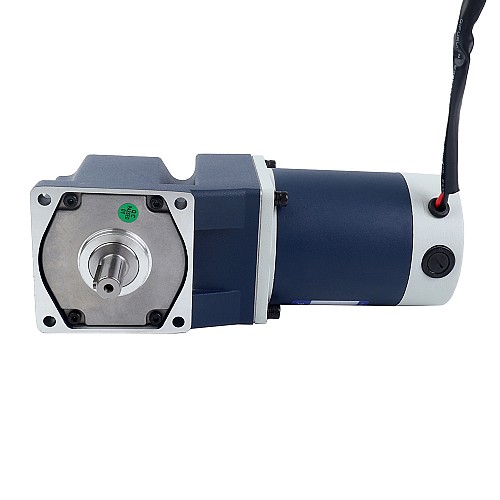 브러시형 12V 60W 16.00Nm(2265.79oz.in) 10RPM, 180:1 직각 기어박스 DC 기어 모터 포함 - F4D60-12GN-18S/4GN180RT | StepperOnline