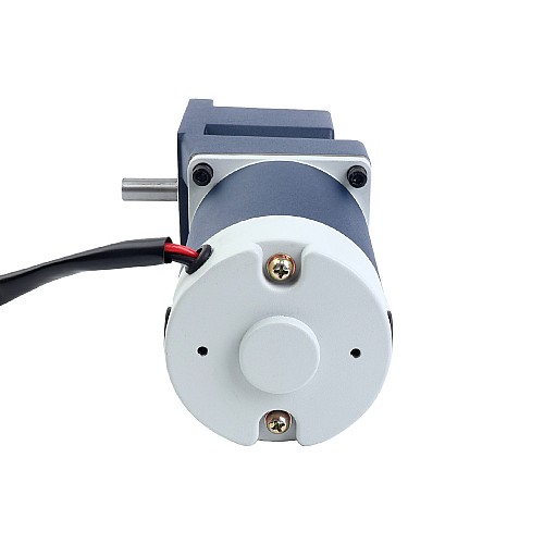 브러시형 12V 60W 16.00Nm(2265.79oz.in) 10RPM, 180:1 직각 기어박스 DC 기어 모터 포함 - F4D60-12GN-18S/4GN180RT | StepperOnline