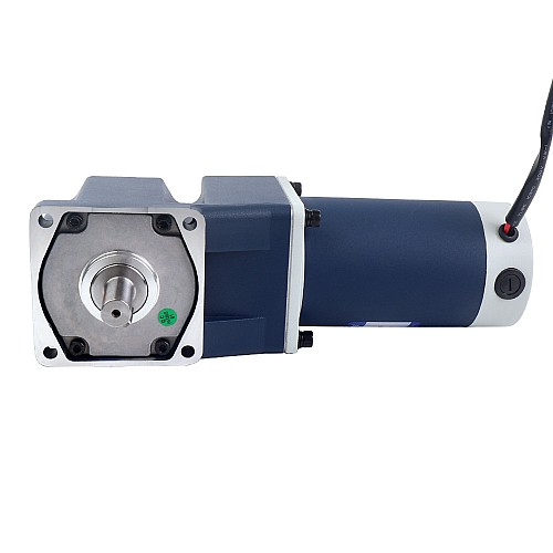 브러시형 48V 150W 5.68Nm(804.36oz.in) 180RPM, 10:1 직각 기어박스 DC 기어 모터 포함 - F5D150-48GU-18S/5GU10RT | StepperOnline