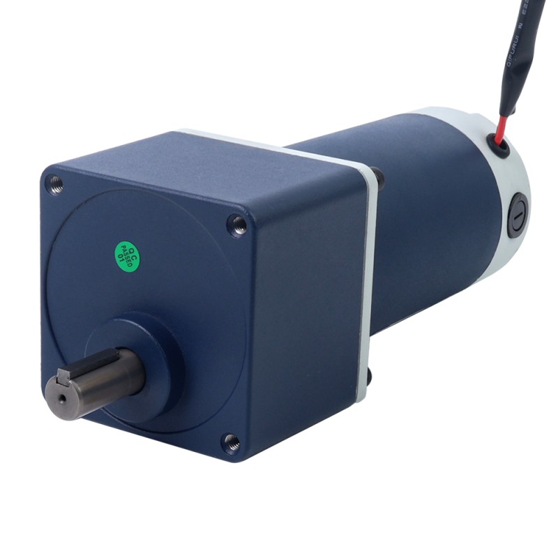 브러시형 24V 150W 14.33Nm(2029.29oz.in) 100RPM 30:1 스퍼 기어박스 DC 기어 모터 포함 - F5D150-24GU-30S/5GU30KB | StepperOnline