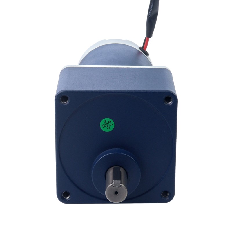 브러시형 24V 150W 14.33Nm(2029.29oz.in) 100RPM 30:1 스퍼 기어박스 DC 기어 모터 포함 - F5D150-24GU-30S/5GU30KB | StepperOnline