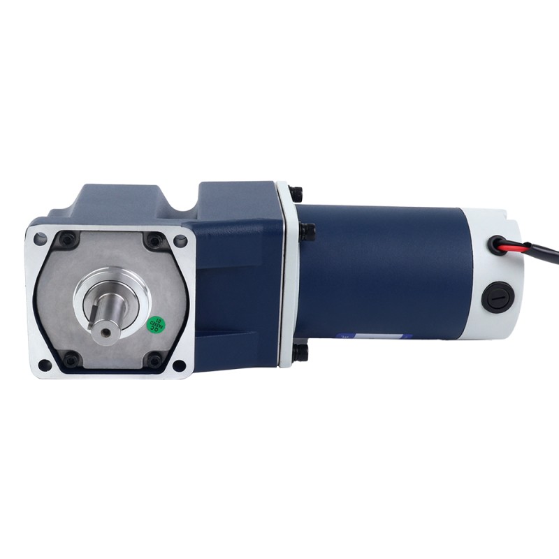 브러시형 12V 90W 6.03Nm(853.92oz.in) 100RPM, 30:1 직각 기어박스 DC 기어 모터 포함 - F5D90-12GU-30S/5GU30RT | StepperOnline