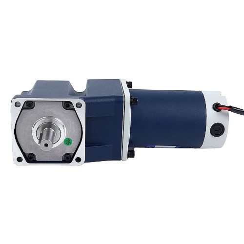 브러시형 24V 90W 40.00Nm(5664.47oz.in) 10RPM, 180:1 직각 기어박스 DC 기어 모터 포함 - F5D90-24GU-18S/5GU180RT | StepperOnline