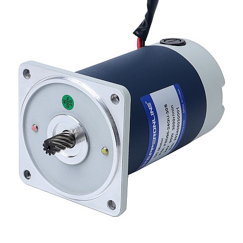 브러시형 24V 90W 9.38Nm(1328.32oz.in) 60RPM 50:1 스퍼 기어박스 DC 기어 모터 포함 - F5D90-24GU-30S/5GU50KB | StepperOnline