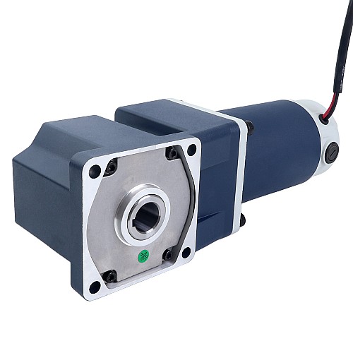 브러시형 24V 250W 11.81Nm(1672.44oz.in) 150RPM, 20:1 직각 기어박스 DC 기어 모터 포함 - F6D250-24GU-30S/6GU20RC | StepperOnline