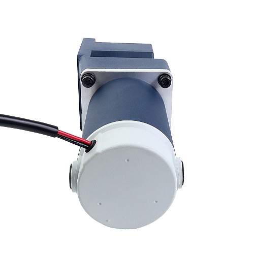 브러시형 24V 250W 11.81Nm(1672.44oz.in) 150RPM, 20:1 직각 기어박스 DC 기어 모터 포함 - F6D250-24GU-30S/6GU20RC | StepperOnline