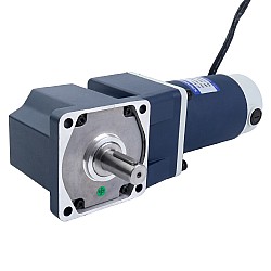 브러시형 48V 250W 9.38Nm(1328.32oz.in) 180RPM, 10:1 직각 기어박스 DC 기어 모터 포함