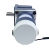 브러시형 24V 250W 19.69Nm(2788.34oz.in) 90RPM, 20:1 직각 기어박스 DC 기어 모터 포함 - F6D250-24GU-18S/6GU20RT | StepperOnline