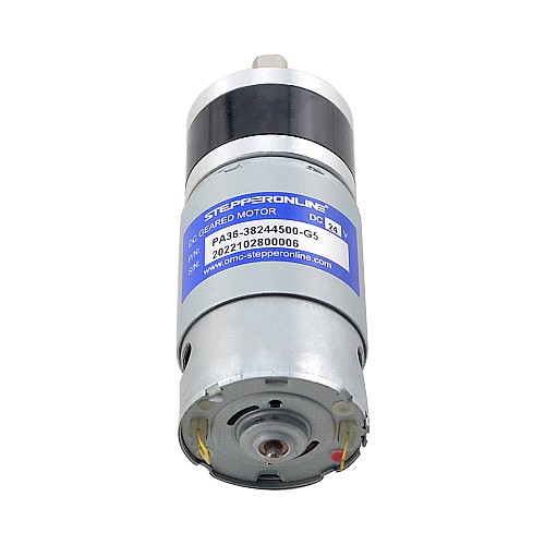 브러시 24V DC 기어 모터1Kg.cm/634RPM w/ 5.2:1 유성 기어박스 브러시 24V DC 기어 모터1Kg.cm/634RPM w/ 5.2:1 유성 기어박스