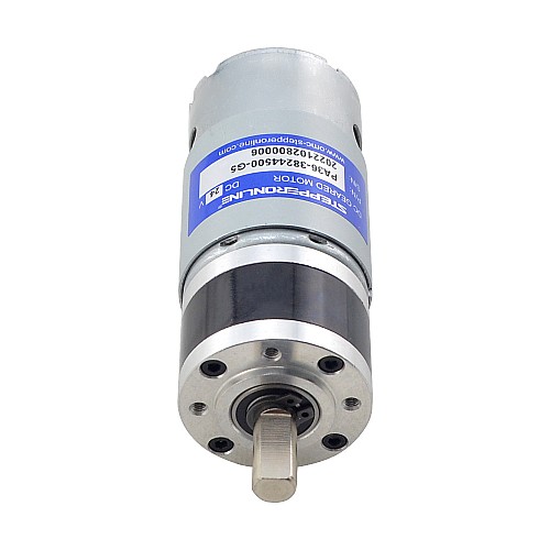 브러시 24V DC 기어 모터1Kg.cm/634RPM w/ 5.2:1 유성 기어박스 브러시 24V DC 기어 모터1Kg.cm/634RPM w/ 5.2:1 유성 기어박스