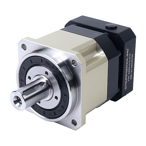서보 모터 IP65용 AB 시리즈 90mm 10:1 헬리컬 유성 기어박스 백래시 5arcmin - AB90-G10-D19 | StepperOnline