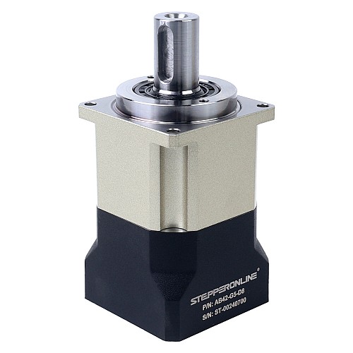 서보 모터 IP65용 AB 시리즈 42mm 5:1 헬리컬 유성 기어박스 백래시 5arcmin - AB42-G5-D8 | StepperOnline