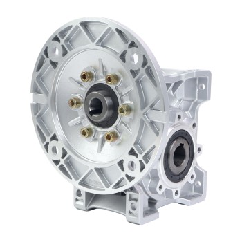 MRVR063 웜 드라이브 기어박스 100:1 비율 Φ14mm 입력 샤프트 71B5 모터 입력 플랜지 포함 MRVR063 웜 드라이브 기어박스 100:1 비율 Φ14mm 입력 샤프트 71B5 모터 입력 플랜지 포함