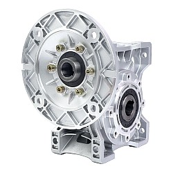 MRVR075 웜 드라이브 기어박스 15:1 비율 Φ24mm 입력 샤프트 90B14 모터 입력 플랜지 포함