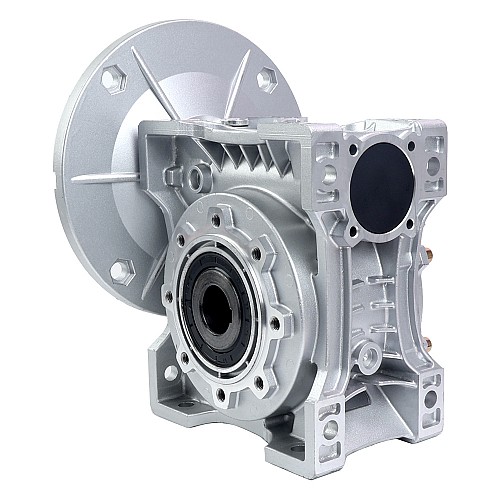 MRVR090 웜 드라이브 기어박스 50:1 비율 φ19mm 입력 샤프트 80B14 모터 입력 플랜지 포함 MRVR090 웜 드라이브 기어박스 50:1 비율 φ19mm 입력 샤프트 80B14 모터 입력 플랜지 포함