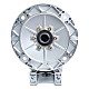 MRVR090 웜 드라이브 기어박스 50:1 비율 φ19mm 입력 샤프트 80B14 모터 입력 플랜지 포함 MRVR090 웜 드라이브 기어박스 50:1 비율 φ19mm 입력 샤프트 80B14 모터 입력 플랜지 포함