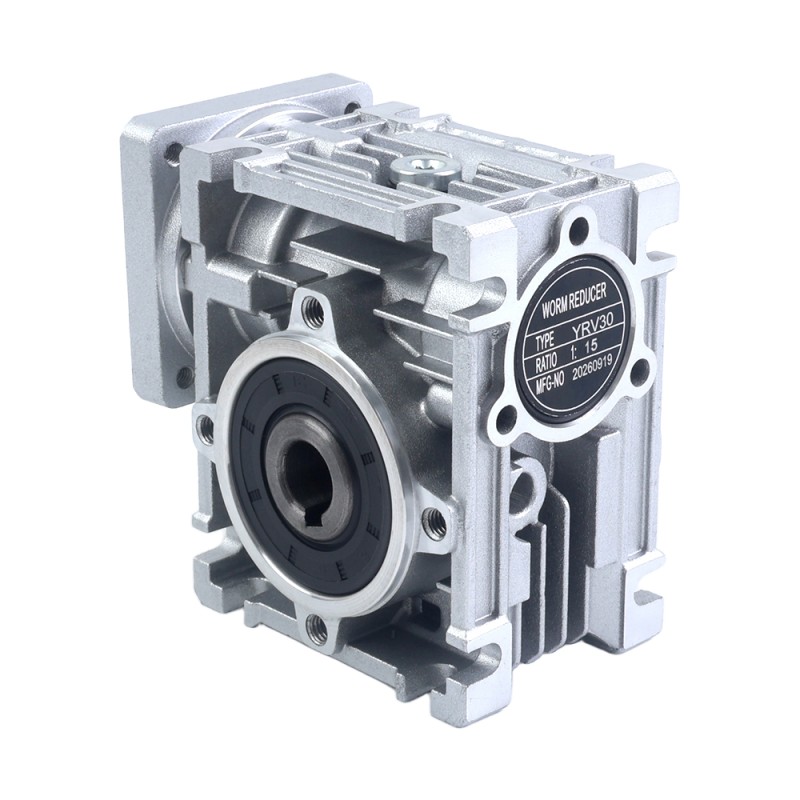 15:1 웜기어 YRV30 웜기어 감속기 11mm 입력축 직경 - YRV30-G15-D11 | StepperOnline