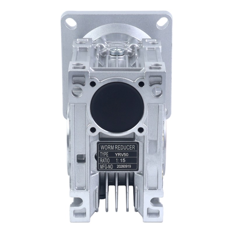 15:1 웜기어 YRV50 웜기어 감속기 19mm 입력축 직경 - YRV50-G15-D19 | StepperOnline