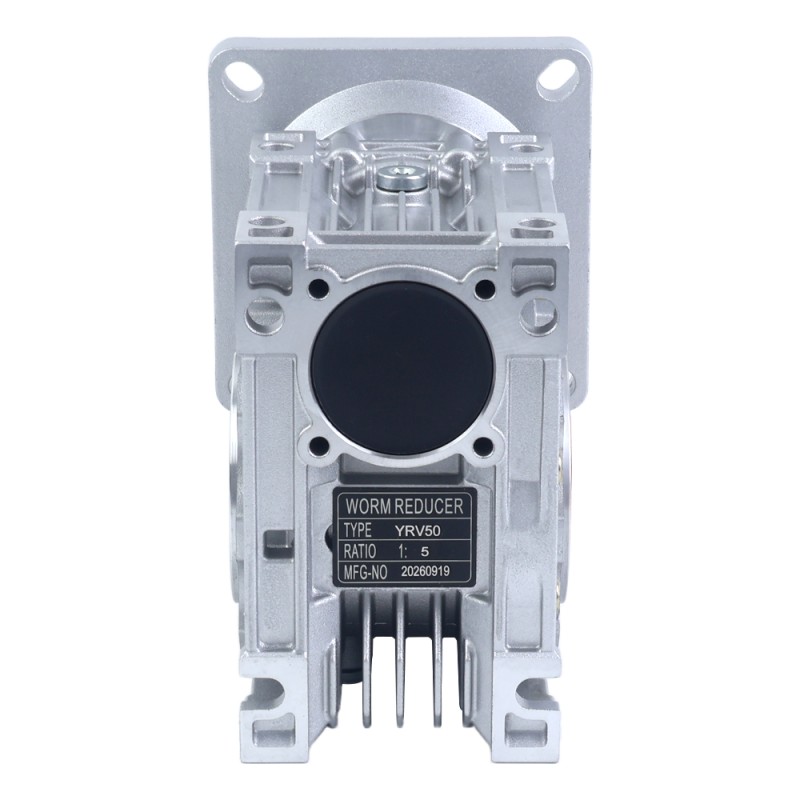 5:1 웜기어 YRV50 웜기어 감속기 19mm 입력축 직경 - YRV50-G5-D19 | StepperOnline