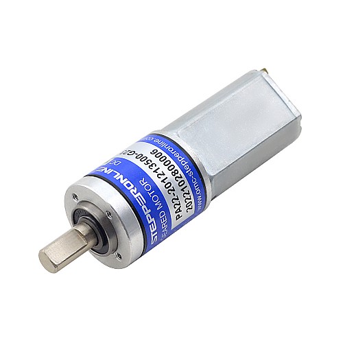 브러시 12V DC 기어 모터0.27Kg.cm/456RPM w/ 22.56:1 유성 기어박스