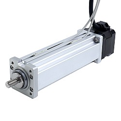 Nema 17 볼 스크류 전동 실린더 2.5A 스트로크 200mm 0.7Nm(99.13oz.in) 리드 10mm(0.3937") 리미트 스위치 포함