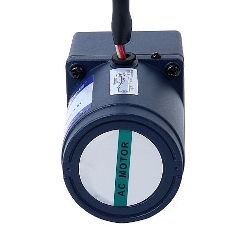 단상 110VAC 6W 60Hz 플랜지 60mm 기어비 200:1 스퍼 기어박스 AC 유도 전동기
