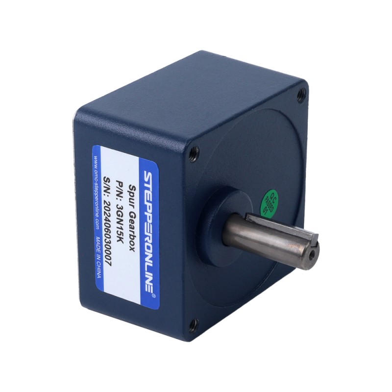 브러시형 24V 30W 0.97Nm(137.36oz.in) 200RPM 15:1 스퍼 기어박스 DC 기어 모터 포함 - F3D30-24GN-30S/3GN15K | StepperOnline