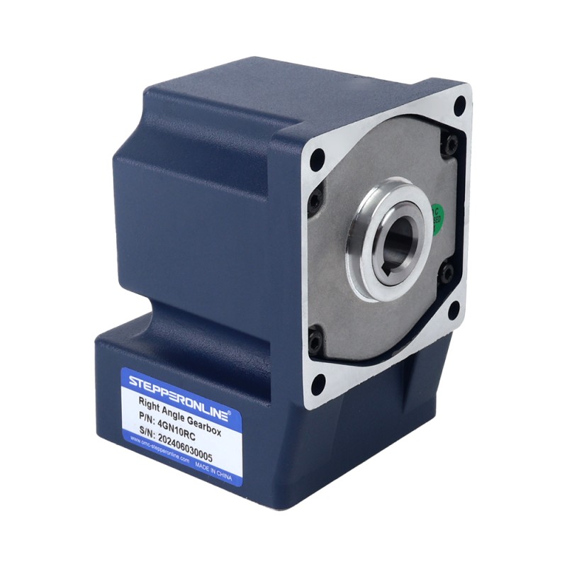 25W 110VAC 60Hz 9-155RPM 1.30Nm(184.09oz.in) 플랜지 80mm 직각 기어박스 단상 AC 가변 속도 모터 - 4IK25RGN-A/4GN10RC | StepperOnline