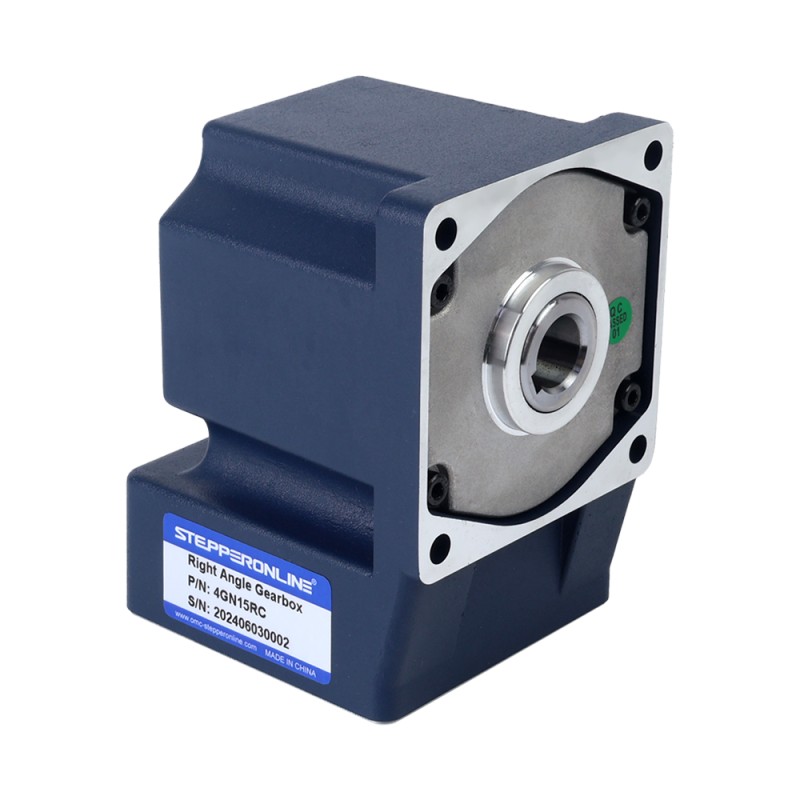 25W 110VAC 60Hz 6-103.33RPM 1.90Nm(269.06oz.in) 플랜지 80mm 직각 기어박스 단상 AC 가변 속도 모터 - 4IK25RGN-A/4GN15RC | StepperOnline