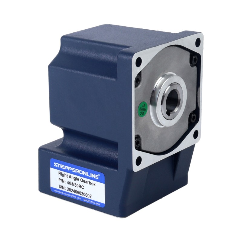 25W 110VAC 60Hz 3-51.67RPM 3.90Nm(552.28oz.in) 플랜지 80mm 직각 기어박스 단상 AC 가변 속도 모터 - 4IK25RGN-A/4GN30RC | StepperOnline