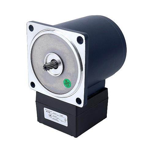 단상 110VAC 25W 60Hz 플랜지 80mm 기어비 10:1 스퍼 기어박스 AC 유도 전동기