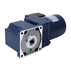 25W 110VAC 60Hz 45RPM 3.90Nm(552.29oz.in) 플랜지 80mm 직각 기어박스 중공축 단상 AC 유도 전동기