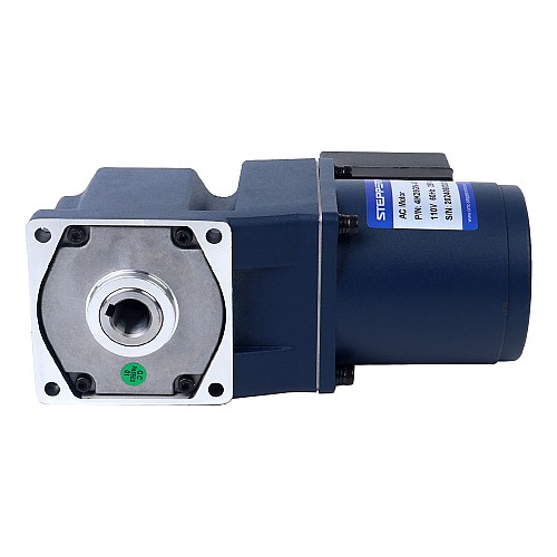 단상 110VAC 25W 60Hz 플랜지 80mm 기어비 100:1 직각 기어박스 AC 유도 전동기