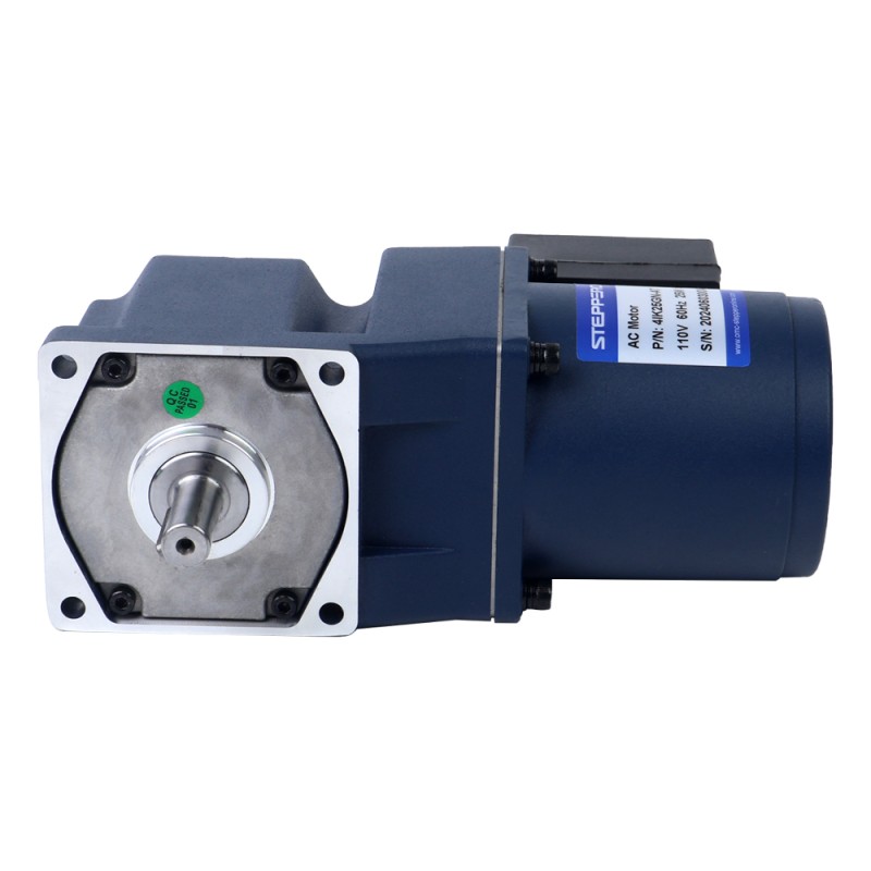 단상 220VAC 25W 50Hz 플랜지 80mm 기어비 100:1 직각 기어박스 AC 유도 전동기