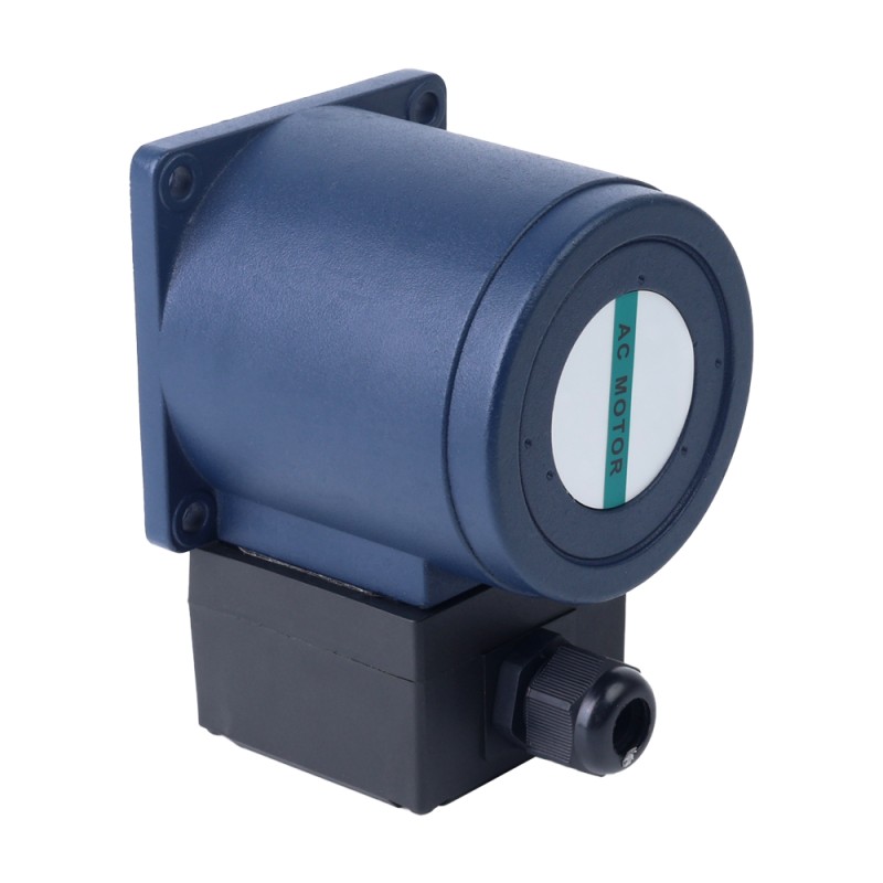 단상 220VAC 25W 50Hz 플랜지 80mm 기어비 50:1 직각 기어박스 AC 유도 전동기