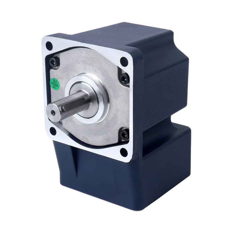 단상 110VAC 90W 50Hz 플랜지 90mm 기어비 100:1 직각 기어박스 AC 유도 전동기 90W 220VAC 50Hz 13.5RPM 40.00Nm(5664.47oz.in) 플랜지 90mm 직각 기어박스 키 홈 샤프트 단상 AC 유도 전동기 - 5IK90GU-CFT/5GU100RT | StepperOnline