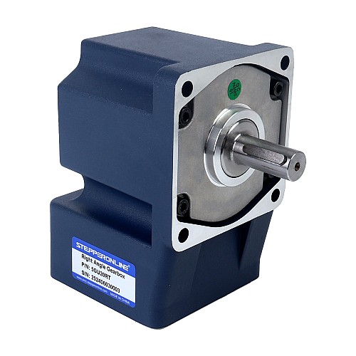 120W 220VAC 50Hz 4.5-67.5RPM 12.00Nm(1699.32oz.in) 플랜지 90mm 직각 기어박스 단상 AC 가변 속도 모터 - 5IK120RGU-CF/5GU20RT | StepperOnline