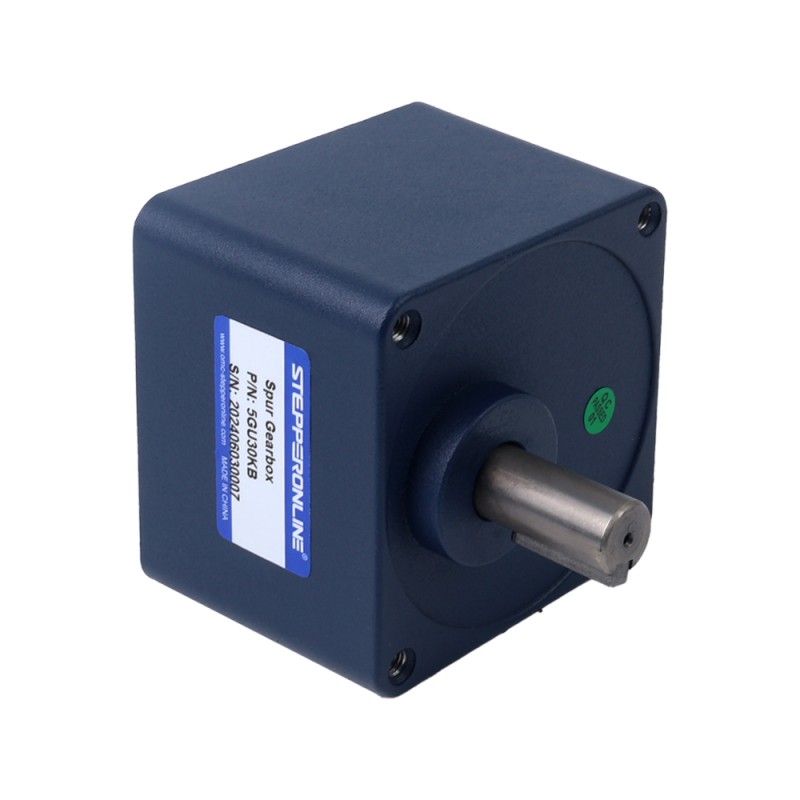 브러시형 24V 150W 14.33Nm(2029.29oz.in) 100RPM 30:1 스퍼 기어박스 DC 기어 모터 포함 - F5D150-24GU-30S/5GU30KB | StepperOnline