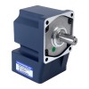 단상 110VAC 90W 50Hz 플랜지 90mm 기어비 50:1 직각 기어박스 AC 유도 전동기 90W 220VAC 50Hz 27RPM 21.00Nm(2973.84oz.in) 플랜지 90mm 직각 기어박스 키 홈 샤프트 단상 AC 유도 전동기 - 5IK90GU-CFT/5GU50RT | StepperOnline