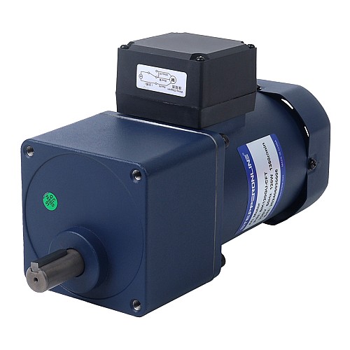 세 단계 220VAC/380VAC 120W 50/60Hz 플랜지 90mm 기어비 10:1 스퍼 기어박스 AC 유도 전동기