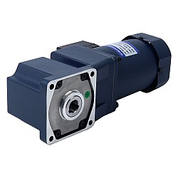 120W 220VAC 50Hz 13.5RPM 40.00Nm(5664.47oz.in) 플랜지 90mm 직각 기어박스 중공축 단상 AC 유도 전동기