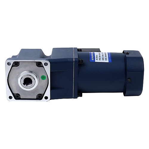 120W 110VAC 60Hz 67.5RPM 12.00Nm(1699.34oz.in) 플랜지 90mm 직각 기어박스 중공축 단상 AC 유도 전동기 - 5IK120GU-AFT/5GU20RC | StepperOnline