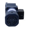 120W 220VAC 50Hz 7.5RPM 40.00Nm(5664.47oz.in) 플랜지 90mm 직각 기어박스 중공축 단상 AC 유도 전동기 - 5IK120GU-CFT/5GU180RC | StepperOnline