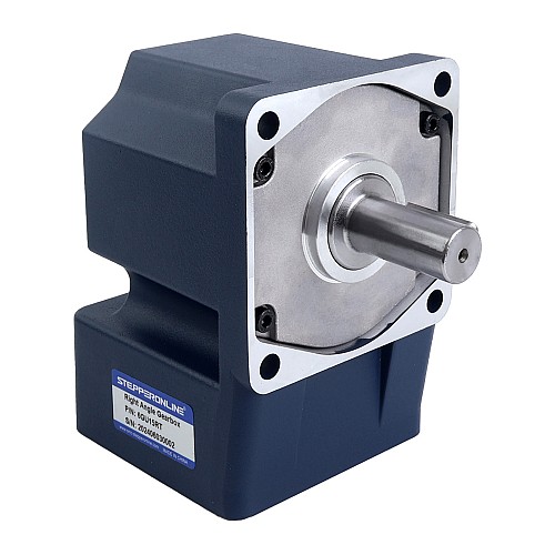 200W 220VAC/380VAC 50/60Hz 90RPM 15.00Nm(2124.17oz.in) 플랜지 104mm 직각 기어박스 키 홈 샤프트 3상 AC 유도 전동기 - 6IK200GU-S/S3FT/6GU15RT | StepperOnline