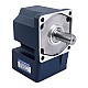 200W 220VAC/380VAC 50/60Hz 90RPM 15.00Nm(2124.17oz.in) 플랜지 104mm 직각 기어박스 키 홈 샤프트 3상 AC 유도 전동기 - 6IK200GU-S/S3FT/6GU15RT | StepperOnline
