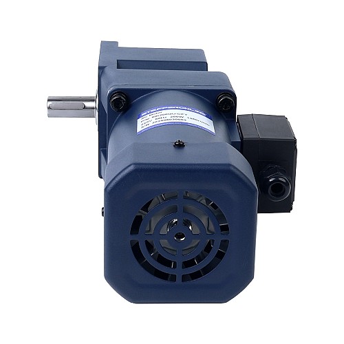 세 단계 220VAC/380VAC 200W 50/60Hz 플랜지 104mm 기어비 50:1 직각 기어박스 AC 유도 전동기