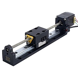 Nema 11 리드 나사가 있는 작동 장치 1.0A 스트로크 100mm 0.05Nm(7.08oz.in) 리드 5.08mm(0.2") 센서 포함